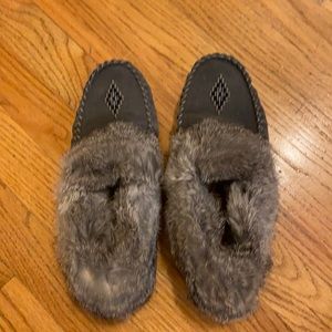 Gray Mukluks Moccasin